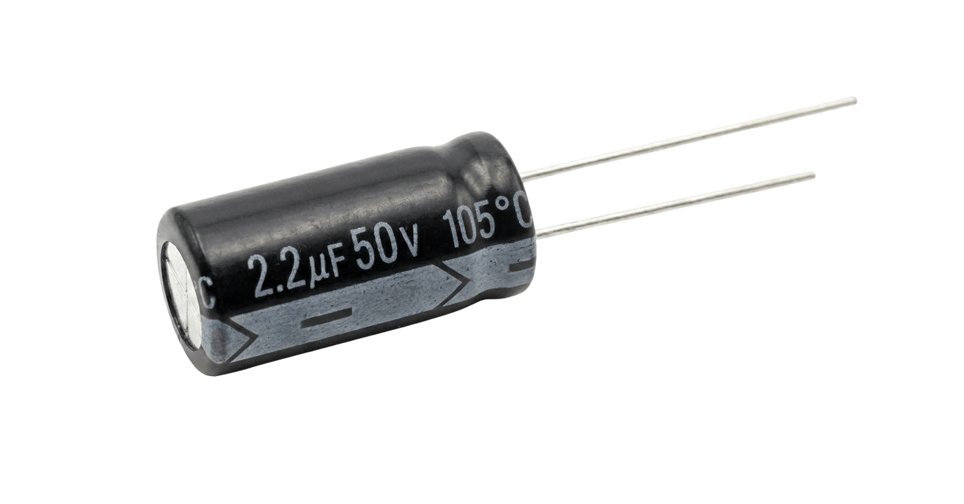 Condensateur électrolytique 2.2µF 50V 105°C pour circuits d'oscillation - TogoMicroFarad Togo